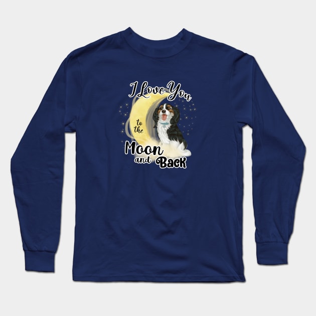 I love my Tri Cavalier to the moon and back Long Sleeve T-Shirt by Cavalier Gifts